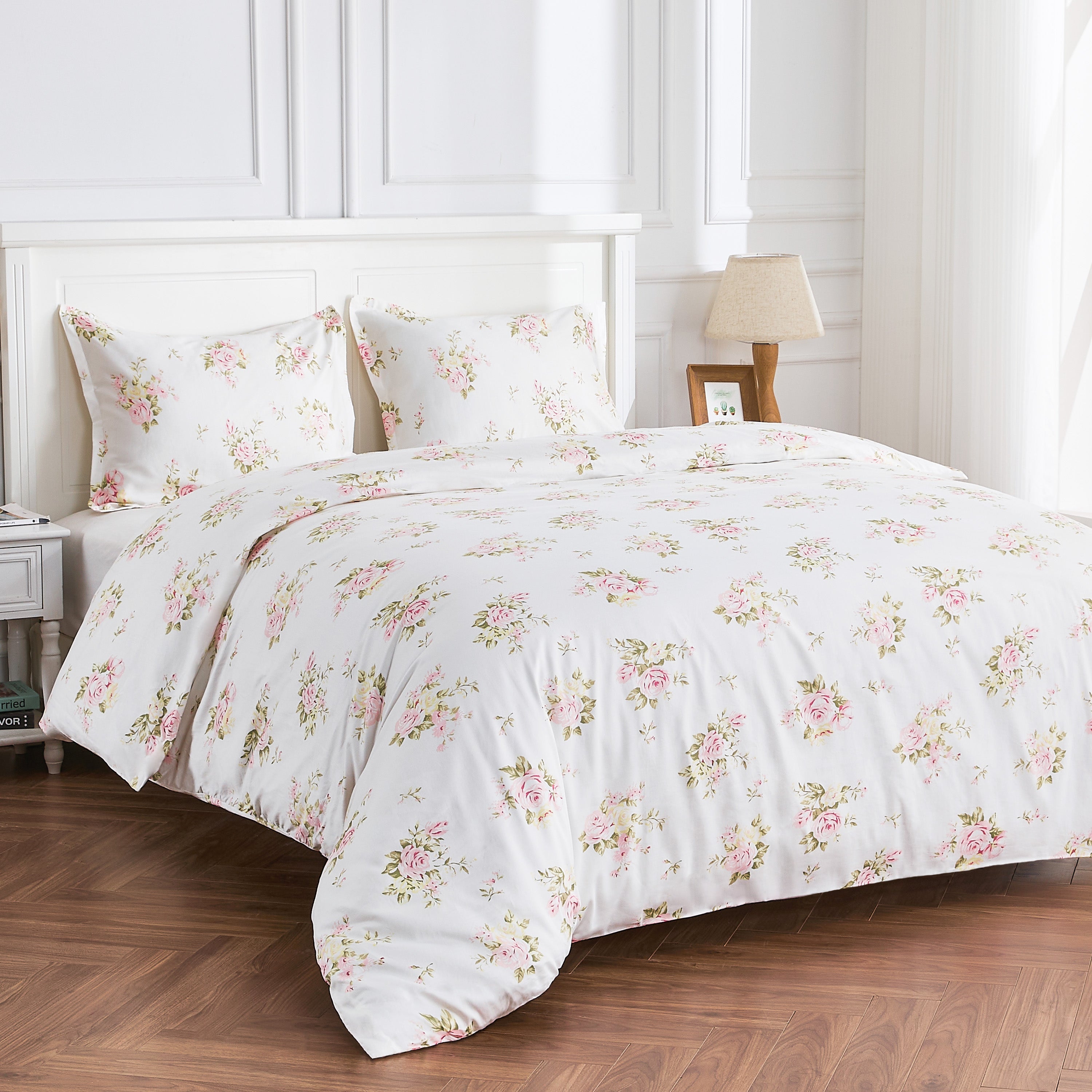 Printed 400 Thread Count Cotton Sateen Duvet Cover Sets