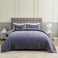 Tamara Velvet Quilt Set