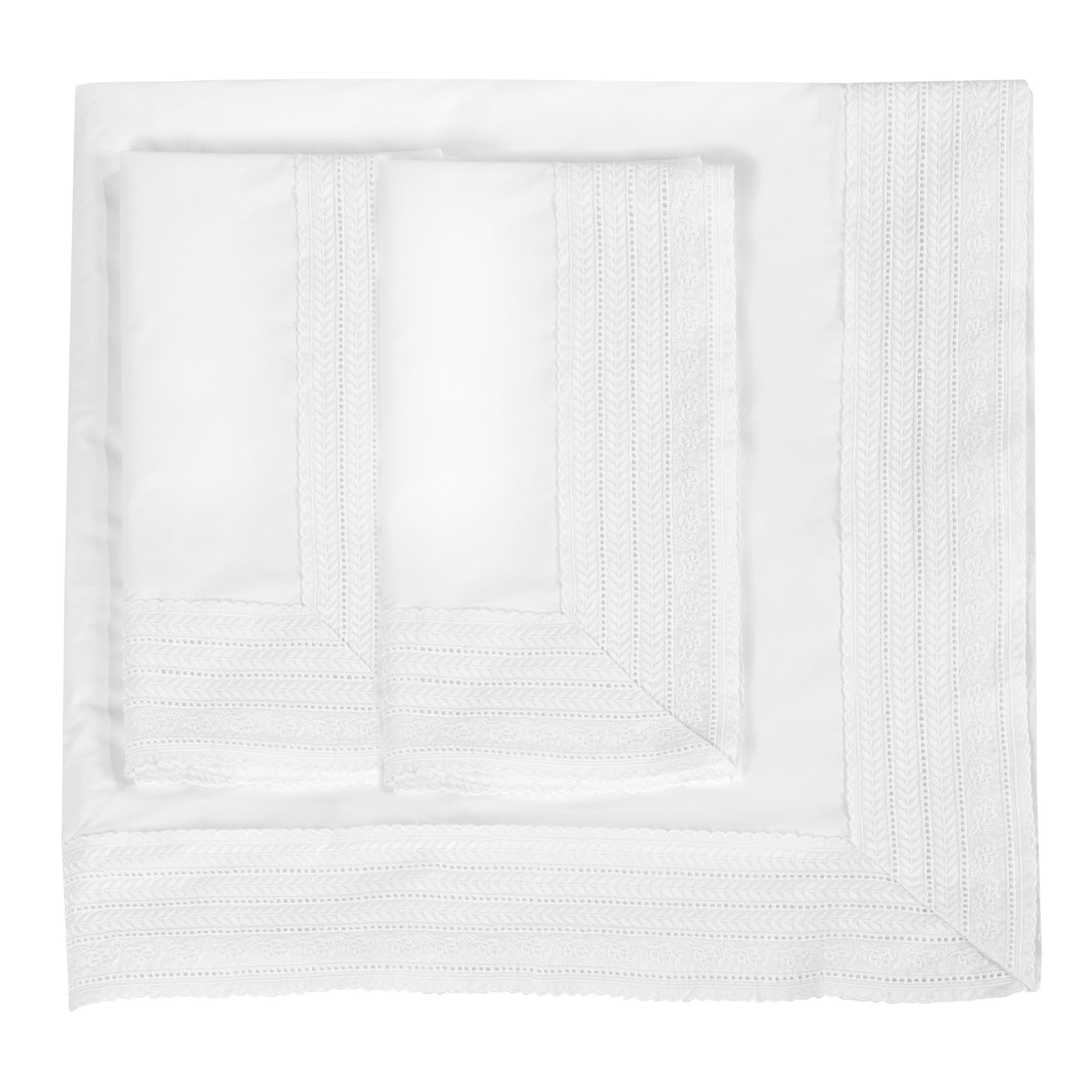 Elizabeth Lace Percale Duvet Set