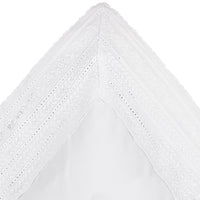 Elizabeth Lace Percale Duvet Set
