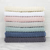 100% Turkish Cotton Ribbed Bath Sheets 2 Piece Set