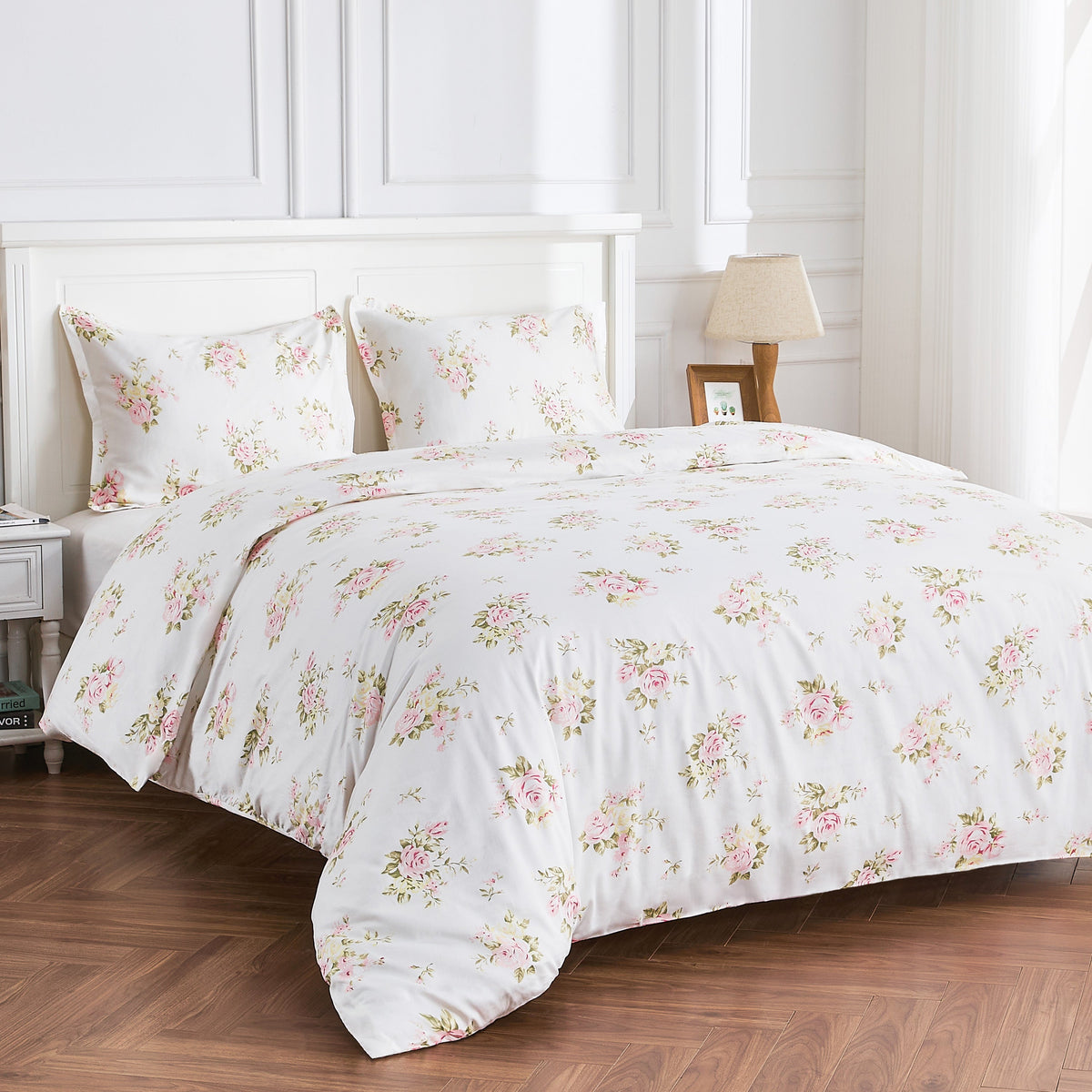 Printed 400 Thread Count Cotton Sateen Duvet Cover Sets