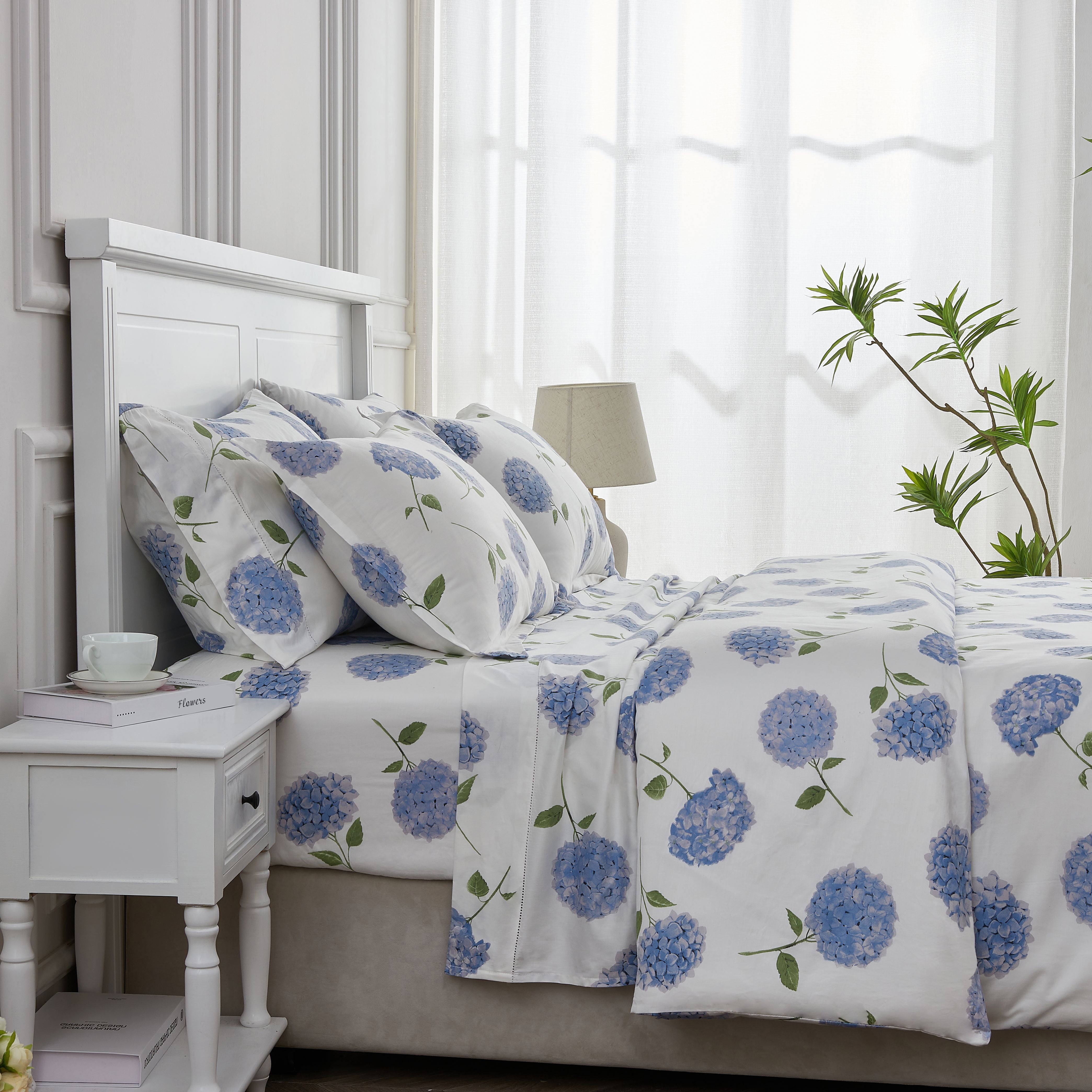 Hydrangea Printed Bedding