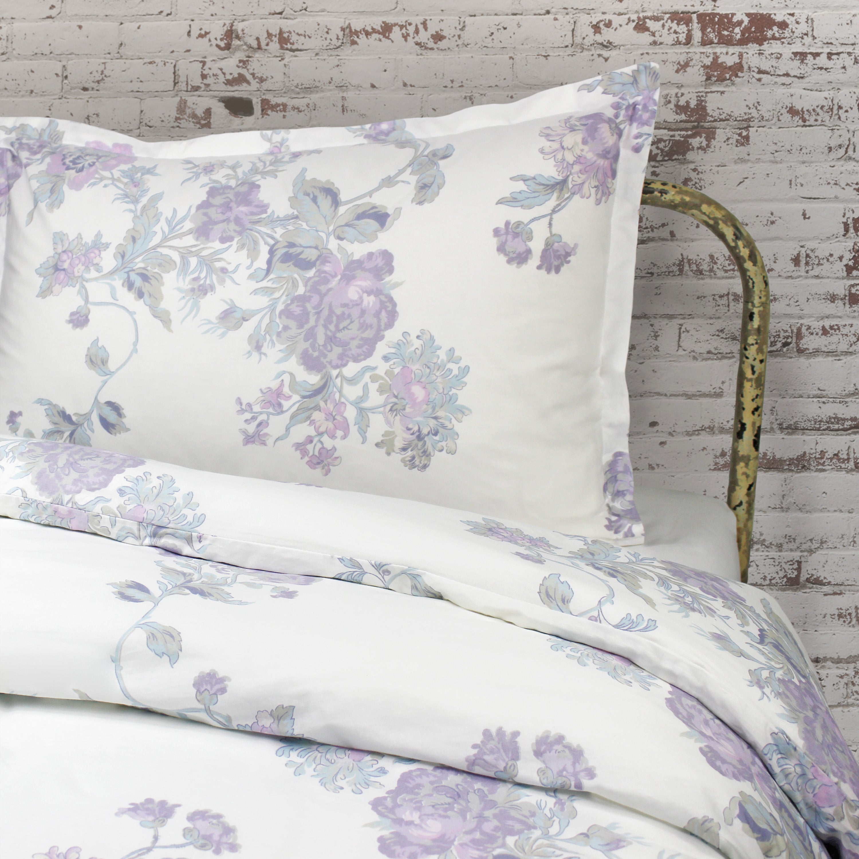 Printed Cotton Percale Duvet Cover Sets