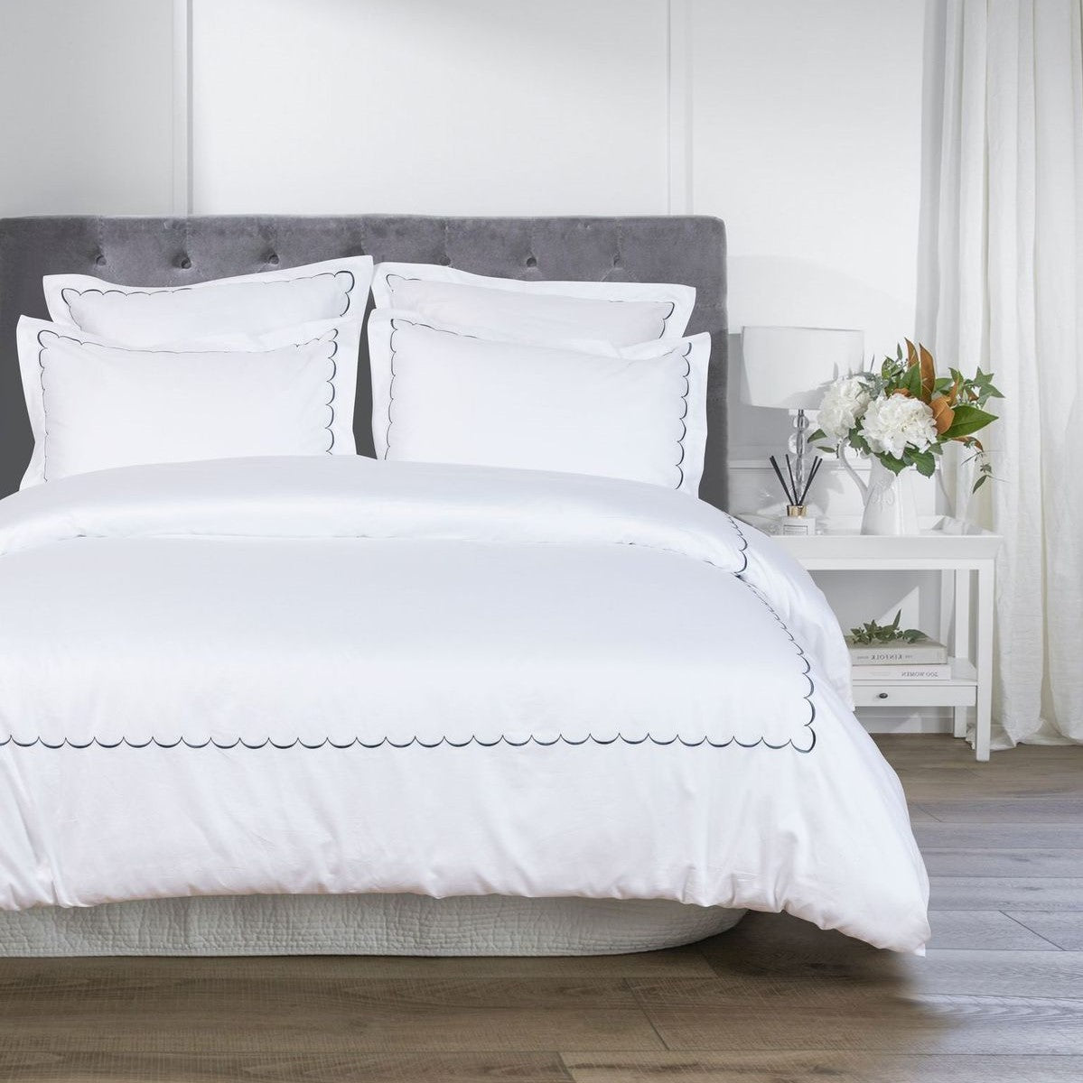 Solid & Embroidered Sheets & Duvet Covers