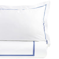 600 Thread Count Double Stripe Embroidered Duvet Set