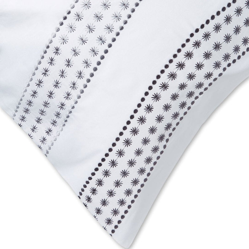Vail Embroidered Duvet Cover Set