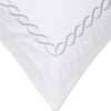 600 Thread Count Rope Embroidered Euro Sham Pairs