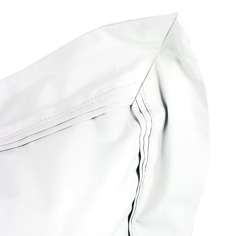 Double Pleat Percale Duvet Set