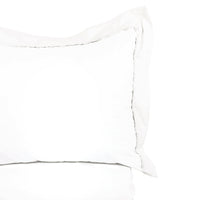 Double Pleat Percale Duvet Set