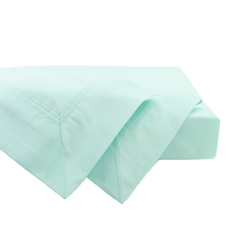 Double Pleat Percale Duvet Set