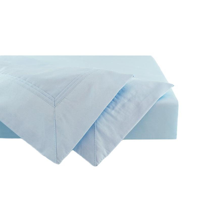 Double Pleat Percale Duvet Set
