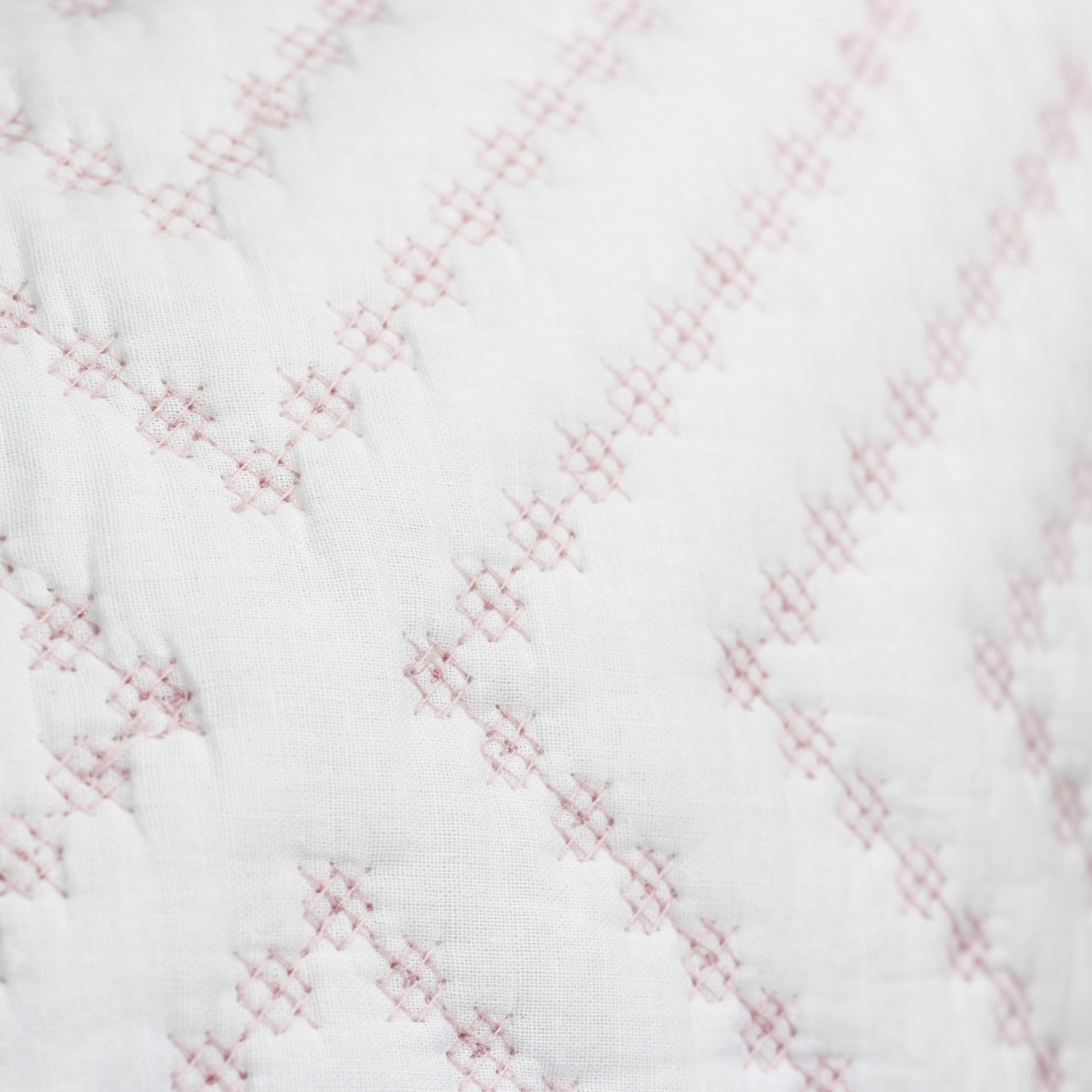 Diamond Square Cotton Quilt Set