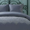 Filigree Embroidered Cotton Duvet Set