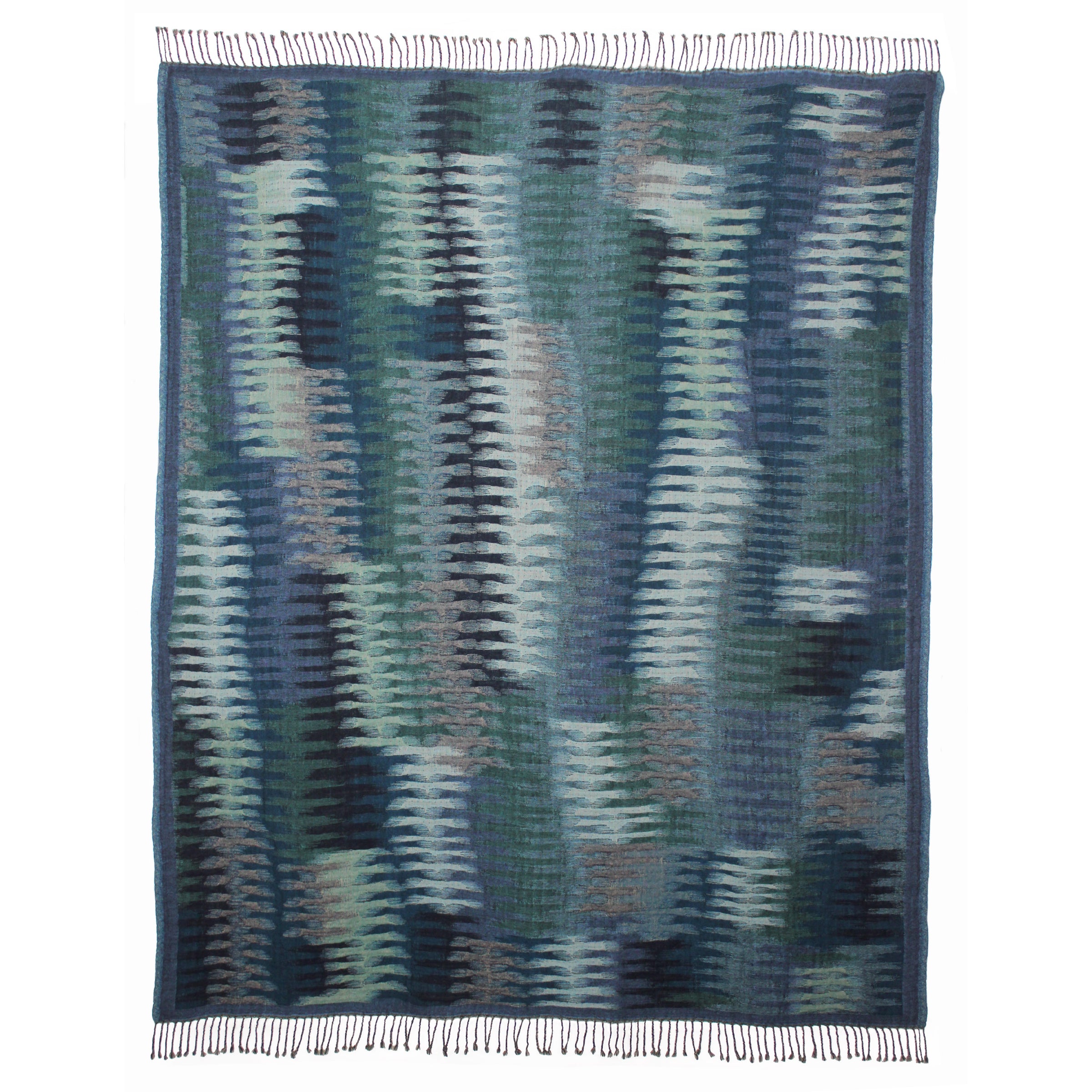 Ikat Wool Throw