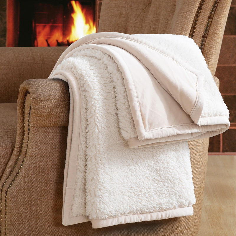 Sherpa Velvet Throw