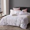 Hydrangea 100% Cotton Embroidered Duvet Set