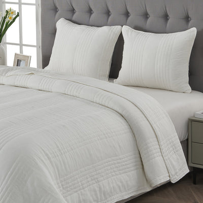 Stonewashed Cotton Quilt Set