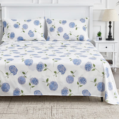 Hydrangea Printed Sheet Set