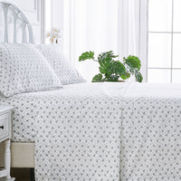 La Fleur Printed Cotton Percale Sheet Set