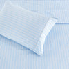 Shirt Stripes Printed Cotton Percale Sheet Set