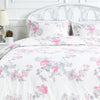 Jardin De Rose Printed Cotton Percale Duvet Set