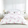 Jardin De Rose Printed Cotton Percale Duvet Set