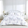 Jardin De Rose Printed Cotton Percale Duvet Set