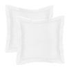 Baby's Breath Embroidered Percale Euro Sham Pairs