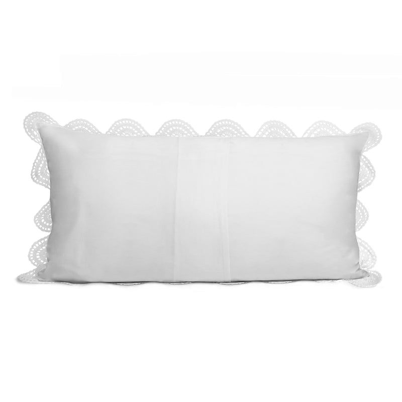 Hand Made Crochet Cotton Pillow Sham Pairs