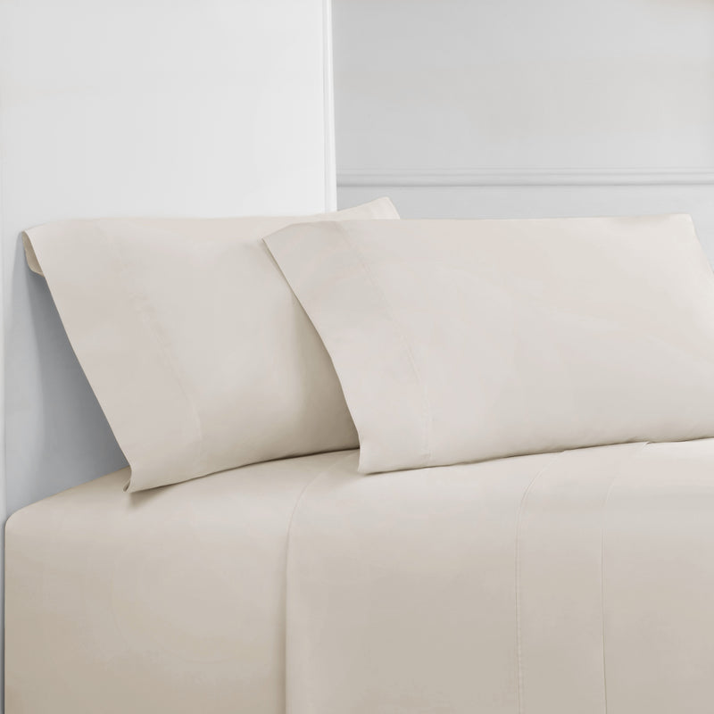 400 Thread Count Wrinkle Free Cotton Sheet Set with Extra Pillowcases