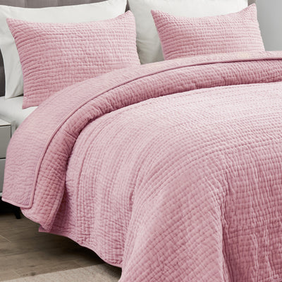 Tamara Velvet Quilt Set