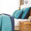 Hand Stitched Reversible Kantha Pillow Sham Pairs
