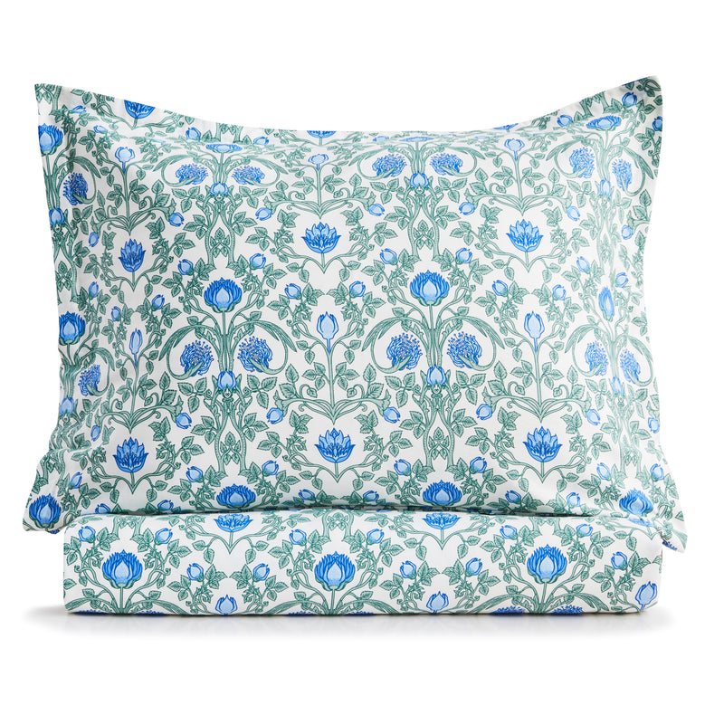 Arts & Crafts Floral Printed Duvet Cover Set
