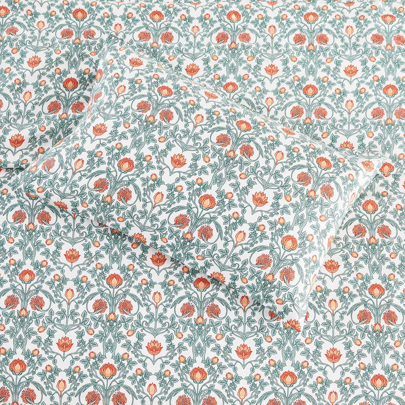 Arts & Crafts Floral Printed Sheet Set
