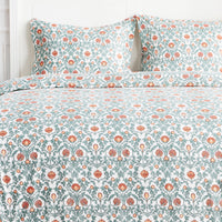Arts & Crafts Floral Printed Duvet Cover Set