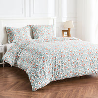 Arts & Crafts Floral Printed Duvet Cover Set