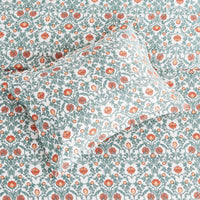 Arts & Crafts Floral Printed Duvet Cover Set