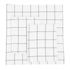 Grid Printed Cotton Percale Duvet Set
