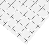Grid Printed Cotton Percale Duvet Set