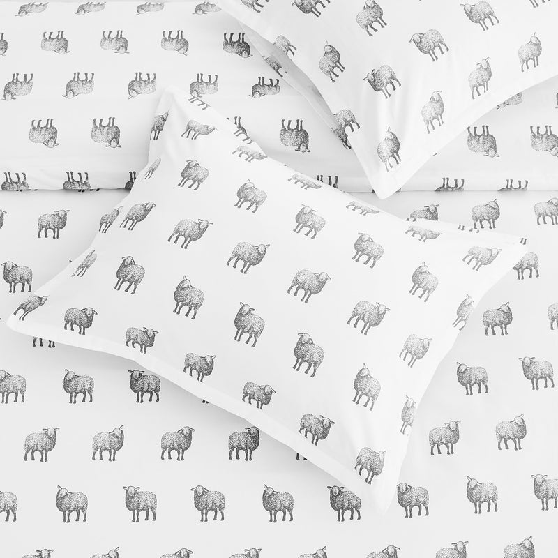 Sheep Printed Duvet Set