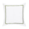 600 Thread Count Rope Embroidered Euro Sham Pairs