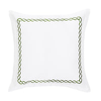 600 Thread Count Rope Embroidered Euro Sham Pairs