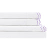 Double Scallop Embroidered Percale Sheet Set
