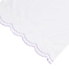 Double Scallop Embroidered Percale Sheet Set