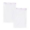 Double Scallop Embroidered Percale Pillowcase Pair