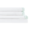 Double Scallop Embroidered Percale Sheet Set