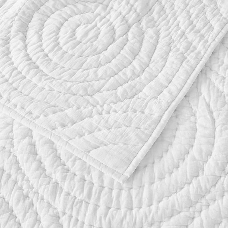 Halo Cotton Voile Hand Stitched Quilt Set