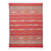 Santa Fe Reversible Cotton Wool Throw