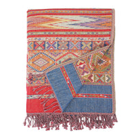 Santa Fe Reversible Cotton Wool Throw